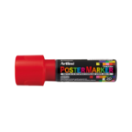 Marker pentru poster ARTLINE, corp plastic, varf tesit 30mm - rosu