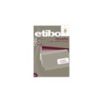 Etichete autocolante Etibox 119773, 8/A4, 105x70mm, permanente, colturi drepte, alb, top 100 coli (800 etichete)