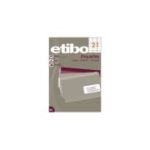 Etichete autocolante Etibox 119752, 21/A4, 70x42.4mm, permanente, colturi drepte, alb, top 100 coli (2100 etichete)