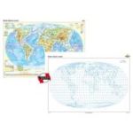 Harta fizica a Iumii Duo 140x100 cm CR-3108DB