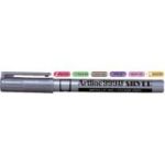 Marker cu vopsea ARTLINE 999XF, corp metalic, varf rotund 0.8mm - argintiu
