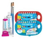 Tempera Mitama, 10 culori, 2 pensule