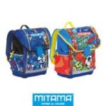 Ghiozdan Mitama, ergonomic, compartimente rigide, design baieti, 26 x 18 x 38 cm