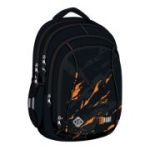 Ghiozdan scolar Majewski ST Right, BP04, Lava, 4 compartimente, 43 x 32 cm