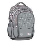 Ghiozdan scolar Majewski ST Right, BP01, Silver Butterflies, 4 compartimente, 43 x 32 x 21 cm