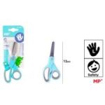Foarfeca scolara pentru stangaci Main Paper, 13 cm, bleu