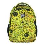 Ghiozdan Next Level, 2 compartimente, design galben, 48x33x20 cm