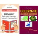 Pachet Bacalaureat Limba si literatura romana Subiectul 1 si 2 si Geografie Probleme fundamentale - Oana Valeria Chelaru, Catalina Sandulache