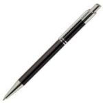 Pix cu bila Office-Cover Tiko, 1. 0mm, cu mecanism, pentru personalizare, corp metalic, argintiu