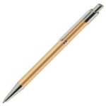 Pix cu bila Office-Cover Tiko, 1. 0mm, cu mecanism, pentru personalizare, corp metalic, auriu