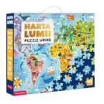 Joc educativ Puzzle urias Harta lumii