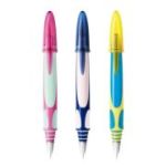 Stilou Bic EasyClic, varf M, alimentare rezerve, grip cauciucat, diverse culori