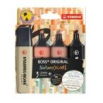 Textmarker Stabilo Boss Original Nature 4 culori/um