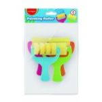 Trafalet burete Baby Line plastic, cu maner PVC, set 4 buc, Keyroad, R971856