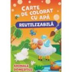 Animale domestice. Carte de colorat cu apa (reutilizabila)