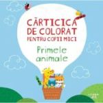 Carticica de colorat pentru copii mici. Primele animale