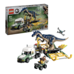 LEGO Jurassic World. Misiunea Dinozaur: Camion de transport pentru un Allosaurus 76966, 588 piese