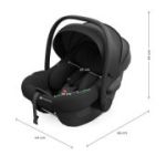Scoica auto Kinderkraft i-lite 40-87 cm, black