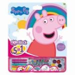 Set pentru desen Giga Block 5 in 1 Peppa Pig