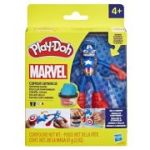 PLAY-DOH MARVEL FIGURINA FLEXIBILA CU ACCESORII CAPTAIN AMERICA 10CM