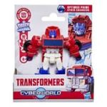 TRANSFORMERS CYBERWORLD ROBOT OPTIMUS PRIME CONVERTIBIL 10CM