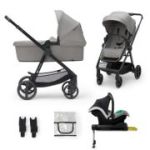 Carucior Kinderkraft Newly, 4 in 1, moonlight grey