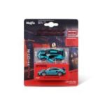 MAISTO MASINUTA METALICA SPEED ICONS PORSCHE 911 GT2 RS MIAMI BLUE SCARA 1 LA 64