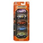 MATCHBOX SET 5 MASINUTE METALICE MBX RETRO SCARA 1: 64