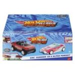 HOT WHEELS SET 2 MASINUTE METALICE PULL BACK GMC HUMMER EV SI ALPHA PURSUIT 1: 43