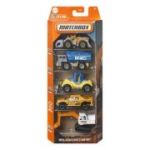 MATCHBOX SET 5 MASINUTE METALICE MBX CONSTRUCTION VII SCARA 1: 64