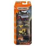 MATCHBOX SET 5 MASINUTE METALICE CONSTRUCTION SCARA 1 LA 64