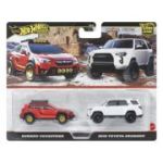 HOT WHEELS PREMIUM SET 2 MASINUTE METALICE SUBARU CROSSTREK SI TOYOTA 4RUNNER 2018 SCARA 1 LA 64