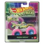 HOT WHEELS MONSTER TRUCK GLOW IN THE DARK MASINUTA SHARK WREAK SCARA 1 LA 64