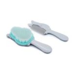 SET 2 PIESE PIEPTAN+PERIE BEBE, MELII, MODEL BULLDOG