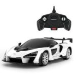 MASINA CU TELECOMANDA MCLAREN SENNA ALB CU SCARA 1 LA 18