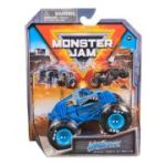 MONSTER JAM MASINUTA METALICA MEGALODON ALBASTRU SCARA 1 LA 64