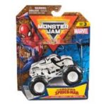 MONSTER JAM MARVEL CAMION GIGANT AMAZING SPIDER MAN ROSU SCARA 1 LA 64