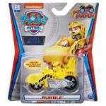 PATRULA CATELUSILOR MACHETA METALICA RUBBLE CU MOTOCICLETA