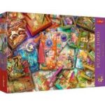 PUZZLE TREFL 1000 PREMIUM PLUS TEA TIME UN BIROU PLIN DE INSPIRATIE