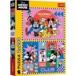 PUZZLE TREFL 2X200 DISNEY MICKEY MOUSE TIMP CU PRIETENII