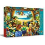 PUZZLE TREFL 1000 PREMIUM PLUS TEA TIME CALATORIE CU CARAVANA