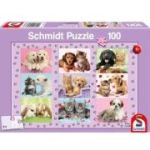 Puzzle 100 piese, Animale de companie, Schmidt