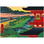 Puzzle 1000 piese + saculet, Casa Japoneza, Kiub