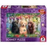 Puzzle 1000 piese, Căței drăguți, Schmidt