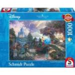 Puzzle 1000 piese, Thomas Kinkade - Disney - Cenusareasa, Schmidt