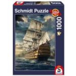 Puzzle 1000 piese, Corabia, Schmidt