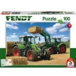 Puzzle 100 piese, Fendt - Fendt 724 Vario, Fendt 716 Vario Stivuitor Frontal Fendt Cargo, Schmidt