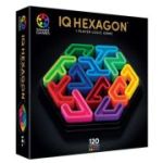 Joc de logica IQ Deluxe Hexagon, cu 120 de provocari, editie internationala