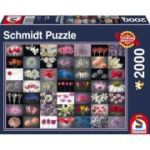 Puzzle Schmidt: Intampinare cu flori, 2000 piese