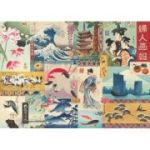 Puzzle 1000 piese + saculete, Japonia, Kiub